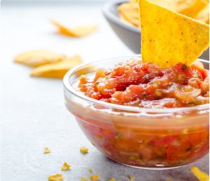 Salsa and chips